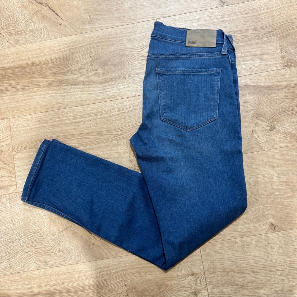 PAIGE Men's Deep Blue Slim Jeans